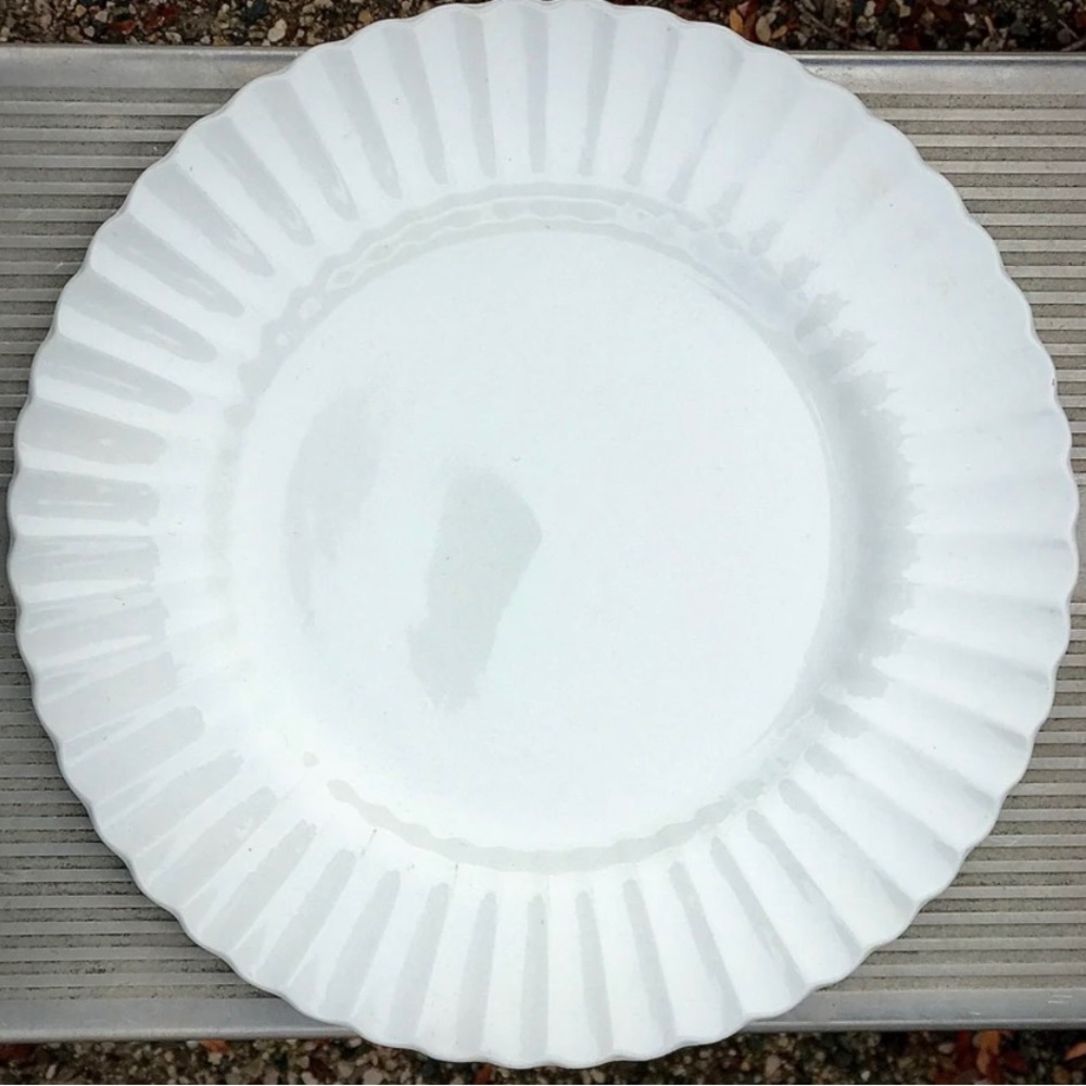 Vintage Retired Discontinued J & G Meakin England CLASSIC WHITE Dinner Plate